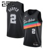 Dres San Antonio Spurs Dylan Harper Nike 2025-26 City Edition Crno Swingman - Dječji